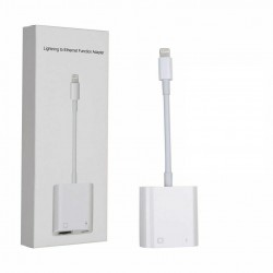 Adaptador Lightning Multiportas para RJ45