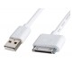 Cabo de dados e carregamento USB para APPLE USB-Dock 4/4S MA591G/C