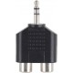 Adaptador Audio Jack 3.5 Macho para 2xRCA Fêmea