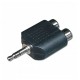 Adaptador Audio Jack 3.5 Macho para 2xRCA Fêmea