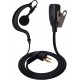 Auricular Rádio Walkie Talkie em Forma de G com Microfone PTT