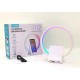 Coluna Bluetooth com Modo LED RGB Integrado e Carregamento Sem Fios de 10W 