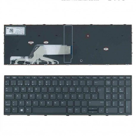 Teclado de Substituição para Portáti  HP Probook 450 G5, 455 G