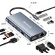 HUB USB C 11 em 1 - Adaptador Multifuncional com HDMI 4K, VGA, USB 3.0