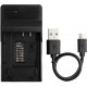 Carregador Compacto USB para Sony Cyber-Shot