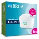 Pacote de 6 Filtros de Água Brita MAXTRA PRO All-in-1 - Tecnologia Avançada para Água Pura