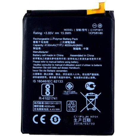 Bateria de Substituição C11P1611 para ASUS Zenfone 3 MAX