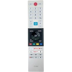 Controlo Remoto Universal CT-8567 para Televisores Toshiba - Prata