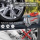 Reesibi Inflador de Rodas Multifuncional - Compressor de Ar AC/DC para Carros, Bicicletas e Bolas