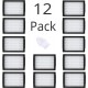 Pack de 12 Filtros HEPA de Alta Eficiência para iRobot Roomba Séries i, e, j