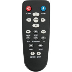Substituição de Controlo Remoto para Western Digital WD TV Live Plus Media HD Player