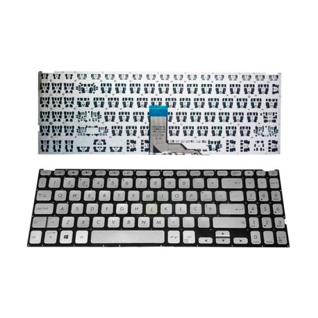 Teclado ASUS VivoBook 15 F512/F512DA/F512FA/F512UA/F512UB - Português, Prateado, Sem Retroiluminação