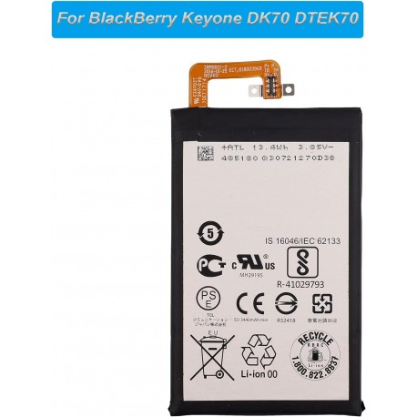 Bateria de substituição 63108-003 compatível com BlackBerry Keyone DTEK70 DK70 BBB100-1-2-3 com ferramentas
