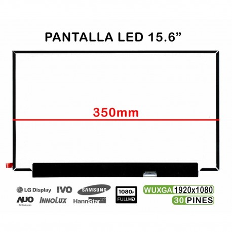 Ecrã LED Full HD de 15.6 para Portátil Lenovo - Modelo B156HTN06.1