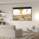 Tela de projeção elétrica portátil de 84 polegadas - ideal para cinema em casa e apresentações