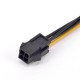 Cabo de Extensão Y Splitter de Alimentação CPU 4 Pinos ATX 12V P4