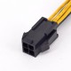 Cabo de Extensão Y Splitter de Alimentação CPU 4 Pinos ATX 12V P4