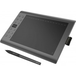 Tablet Gráfico M106K - 10 x 6,25 Polegadas com Caneta AP20 Recarregável e Teclas de Atalho Programáveis