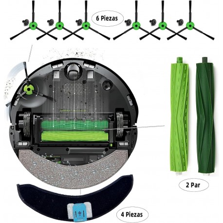 Kit de Acessórios de Substituição para iRobot Roomba Combo j7 Plus - 26 Peças