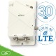 Antena Omnidirecional Terrestre para Exterior 4G LTE DVB-T/T2 - 12/24/220V - Impermeável com Kit Completo de Cabos