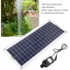 Kit de Bomba de Água Solar com Painel de 30 W, Bomba Submersível para Fonte e Jardim