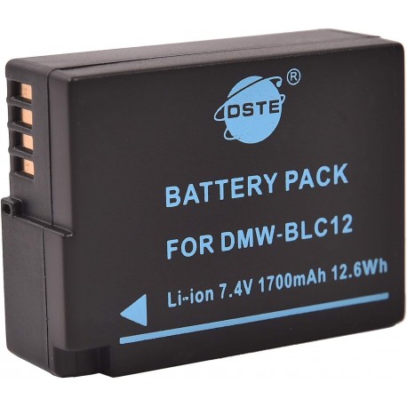 Bateria de Substituição para DMW-BLC12E, BP-DC12, Sigma BP-51, V-LUX4, Panasonic DMC GX8, G85, G7, FZ2000, FZ2500