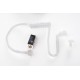 Auricular Dynascan com Tubo Transparente para Walkie PMR-446 F-15, Conector Jack 2,5 mm de 3 Vias