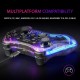 Mars Gaming MGP-BT Gamepad Bluetooth 5.0, RGB Neon, Giroscópio, Vibração Háptica, Compatibilidade Multiplataforma