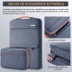 Capa Portátil Neoprene Cinzento Escuro 13-14 Polegadas para MacBook, ASUS, DELL, HP, Lenovo