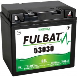 Bateria de Moto Gel 53030 (F60-N30L-A) 12V 31,6AH 300A Pronta a Usar