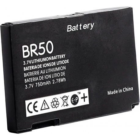 Bateria de Substituição 750 mAh Lítio-Ion Compatível com Motorola RAZR V3, V3i, V3M, V3c, Z3, PEBL U6, Maxx V6