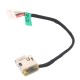 Conector de Alimentação DC Power Jack Flex para HP 240 246 250 255 G4 G5 799736-F57 813945-001