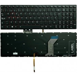 Teclado Retroiluminado em Espanhol para Lenovo IdeaPad Y700-15, Y700-15ISK, Y700-17ISK