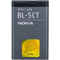 Bateria Original Nokia BL-5CT para 5220, 5630, 6303, 6730, 3720, C3-01, C5-00, C6-01 - 3,7V Recarregável