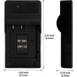 Carregador USB NP-BN1 para Sony Cyber-Shot DSC-TX, DSC-WX, DSC-W, entre outros