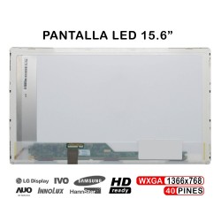 Ecrã LED de 15.6 para Portátil LP156WH2 LP156WH4 LTN156AT02 B156WX02 V.2 WXGA 1366x768