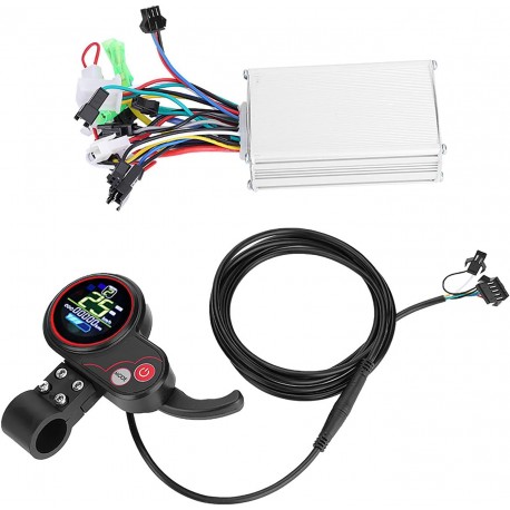 Kit Controlador para Bicicleta Elétrica com Ecrã LCD - 250W/350W, 24V/36V/48V/60V