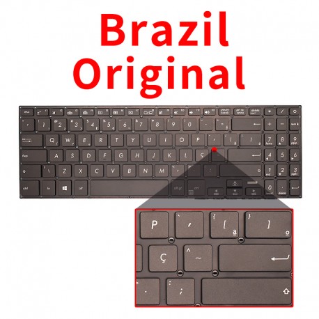 Teclado para Portátil ASUS X560 X560U X560L X560LA YX560U K560U K560L F560LA A560UA D560Y Preto