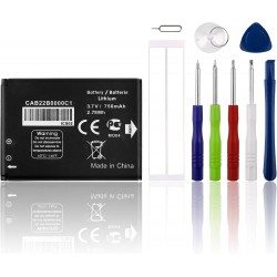 Bateria de Substituição CAB22B0000C1 CAB040000C1 para Alcatel One Touch 665 OT-665 OT-2010 2012