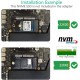 Adaptador de Disco Rígido NVMe M.2 2230 2242 mSATA SSD para MacBook Pro A1708