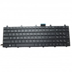 Teclado Retroiluminado para Portátil Insys G.Force P151SM1 P157SM Portugal Preto