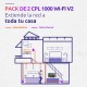 Kit Powerline PLC de Tomada Dupla 1000 Mbps Ethernet e 1200 Mbps WiFi com 1 Porta Gigabit