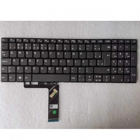 Teclado Português PO para Lenovo IdeaPad 330-15 330-17 sem Retroiluminação, Negro