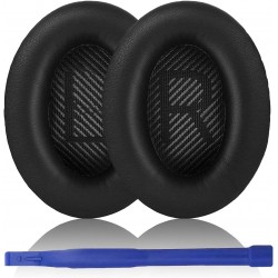 Almofadas de Substituição para Bose QC35 QuietComfort 35 Wireless Preto