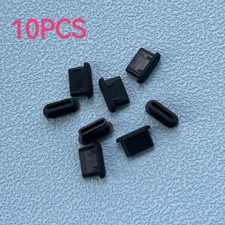 Tampas Antipó de Silicone Tipo C para Portas USB 10 Unidades - usb-c - usbc - tipoc