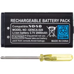 Kit de Ferramentas com Bateria Recarregável de 2000 mAh para Nintendo DSi - Inclui Mini Ferramenta