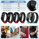 Conjunto de 6 pulseiras compatíveis com Xiaomi Mi Band 8 e Mi Band 9