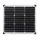 Painel Solar Monocristalino 30W 12V - Alta Eficiência - Ideal para Autocaravanas e Barcos