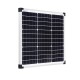 Painel Solar Monocristalino 30W 12V - Alta Eficiência - Ideal para Autocaravanas e Barcos