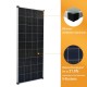 Painel Solar Monocristalino 200W 12V - Tecnologia PERC 9BB - Alta Eficiência